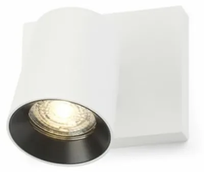 Zdjęcie produktu dla RED - DESIGN RENDL RENDL KENNY I Montaż natynkowy biały/czarny 230 V GU10 35 W R12912