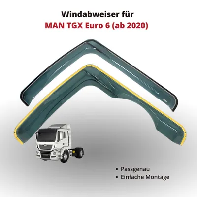 Produktbild von Windabweiser für MAN TGX Euro 6 (ab 2020) | Außenmontage