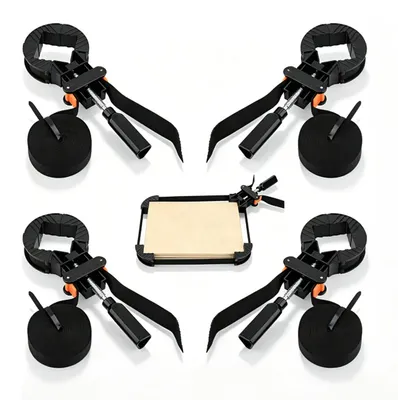Produktbild von Omgoods – Set verstellbare Bandklemmen – 4 Packungen à 6 Meter mit Eckklemmen