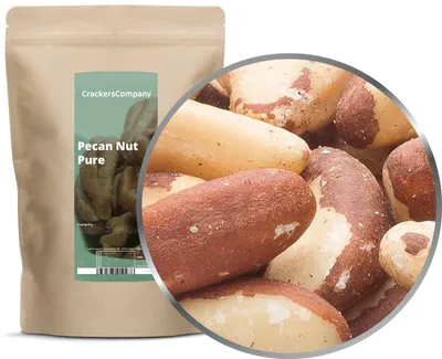 Produktbild von CrackersCompany Paranuss Pur (Brazil Nut Pure), ZIP-Beutel 550 g