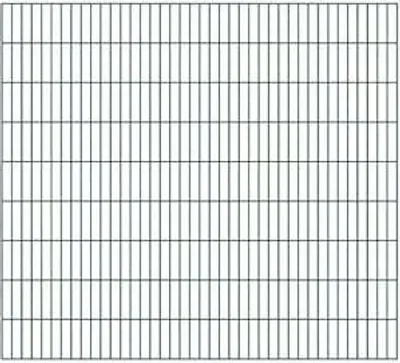 Image de Alberts 642877 Clôture en treillis double, plastifié, vert, hauteur 180 cm