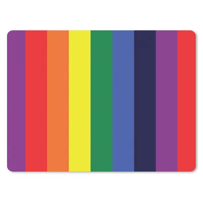 Produktbild von MuchoWow® Mauspad Mousepad Regenbogen - Muster - Stolz 40x30 cm - Mousepads - Maus Mat - Pad - Mausunterlage - Anti Rutsch