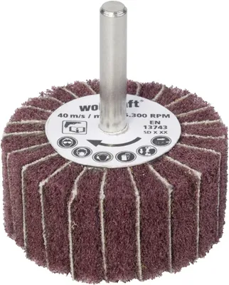 Produktbild von Wolfcraft Vlies-Mop K150 Ø 50 x 25 mm Schaft 6 mm