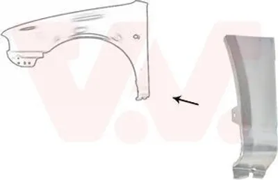 Immagine prodotto di VAN WEZEL 7620155 Parafango anteriore sinistro inferiore per SKODA Octavia I Combi (1U5) OCTAVIA (1U2)