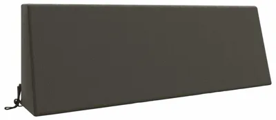 Productafbeelding van Rugkussen SOEST, 100% polyester, antraciet, 120 x 20 x 40 cm