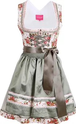 Produktbild von Dirndl New Flower Power 50er Länge grün 34