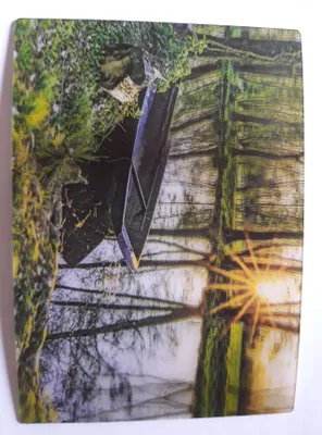 Produktbild von 3 D Ansichtskarte Kahn im Spreewald, Postkarte Wackelkarte Hologrammkarte, Brandenburg