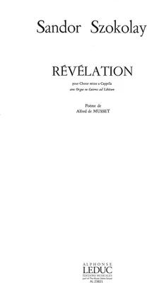 Produktbild von Szokolay Revelation Choeur A Cappella