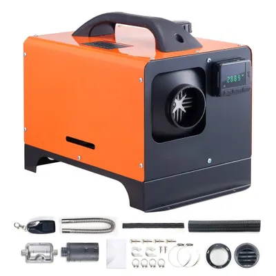 Obrázok produktu pre Ohrievač vzduchu Diesel Parkovací ohrievač 12 V 8 kW - ohrievač vzduchu Ohrievač vzduchu Diesel Parkovací ohrievač vzduchu - 0,16-0,62 l/h. Dieselový ohrievač s LCD displejom a 10 m diaľkovým ovládaním Ovládanie pre autobus, nákladné vozidlo atď.