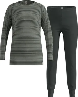 Produktbild von Odlo Long Active Warm Eco Baselayer-hose Grün 12-18 Months Jungen,Mädchen Grün 12-18 Months