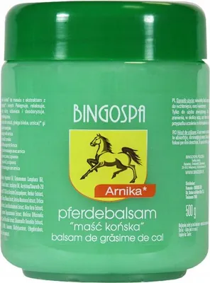 Produktbild von BINGOSPA PFERDEBALSAM Pferdesalbe mit Arnika ZUR GELENKMASSAGE 500 g