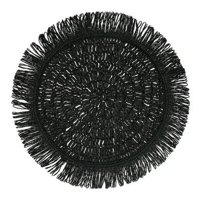 Zdjęcie produktu dla Podkładka stołowa Pomax Gyula, czarna, średnica 40 cm
