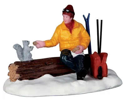 Immagine prodotto di Lemax Villaggio di Natale Sciatore Decorazione invernale Figure di decorazione natalizia