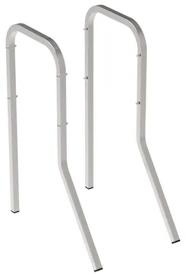 Produktbild von horizont Legenest für Hühner aus Metall, 2 oder 3 Abteile, ohne oder mit Beinen - jedes Abteil mit eigener Nestschale, Abrollnest für Hühner, Hühnernest aus Metall, Geflügelnester (Beine für Legenest)