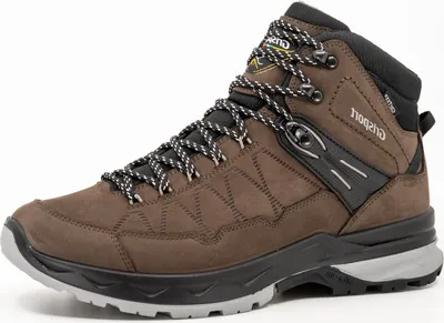 Produktbild von Grisport Echtleder Outdoor Schnürer TEX 'Foca Nabuk Trekking 2.0' brown, Neutral EU:44 EU