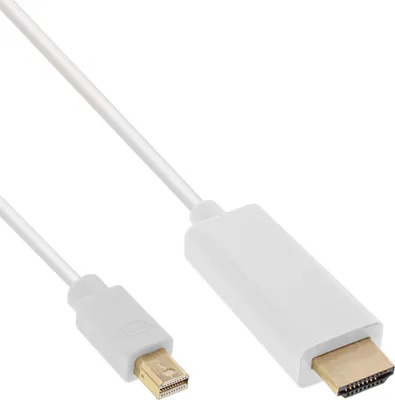 Zdjęcie produktu dla InLine 17171I, 1 m, Mini DisplayPort, HDMI, Męska, Męska, 2560 x 1600 px