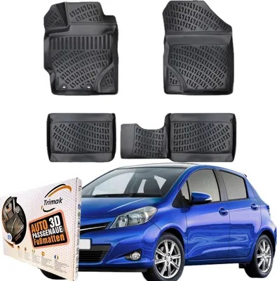 Produktbild von TRIMAK Toyota Yaris 3.Gen (2011 - 2019) Autofußmatten Gummimatten