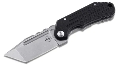 Image de Couteau pliant Böker Plus Dvalin Folder Tanto D2 G10 avec étui en nylon