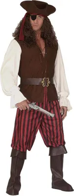 Produktbild von Hochseepirat Nobeard Piratenkostüm Deluxe