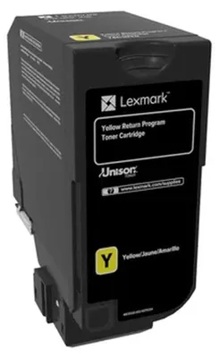 Image de Lexmark 74C20Y0 Cartouche de toner 1 pièce(s) Original Jaune