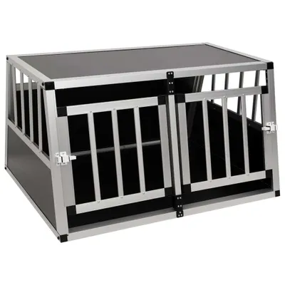 Immagine prodotto di vidaXL Box per il trasporto di cani con doppia porta 89 x 69 x 50 cm