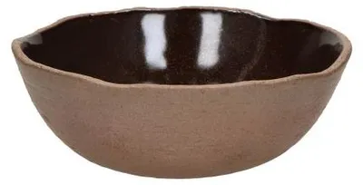 Productafbeelding van Pomax Igni soepkom van steengoed, auberginekleur, Ø 15,5 x H 5,5 cm
