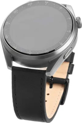 Produktbild von FIXED Fixed | Leather Strap with Quick Release 22mm for Smartwatch | Black