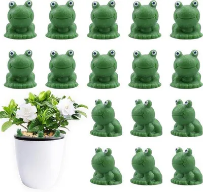 Obrázek produktu pro Malé gumové žabky, 100 kusů, dekorace do zahrady a akvária