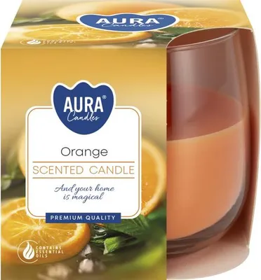 Obrázok produktu pre BISPOL Aura 24H Oranberry sklenená vonná sviečka