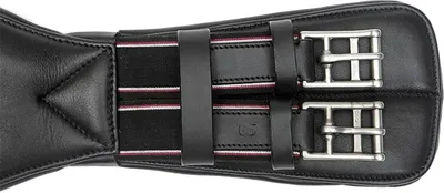 Produktbild von Kavalkade Kurzgurt Softleder COMFORT  elastisch, Größe:55, Farbe:schwarz