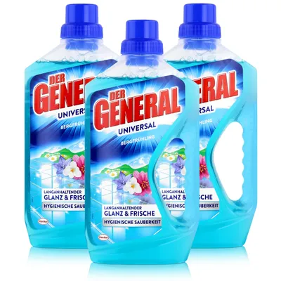 Produktbild von Der General Universal Bergfrühling 750ml Allzweckreiniger (3er Pack)