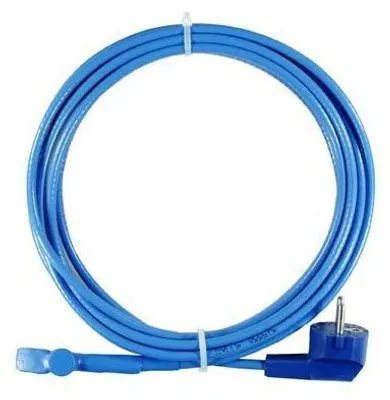Rohrbegleitheizung 18 m, 180 W, selbstregulierend, steckerfertig, blau