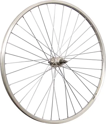 Produktbild von 28 Zoll Hinterrad Yak19 Hohlkammerfelge 5-9 fach Schraubkranznabe silber V-Brake