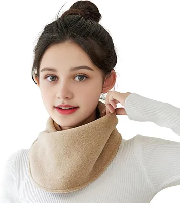 Produktbild von Winterlicher Halswärmer, winddichter Fleece-Halswärmer für Damen und Herren, weiche, warme Sturmhaube mit Gesichtspolsterung für kaltes Wetter