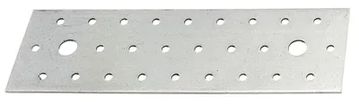 Image de Plaque perforée Alberts | galvanisé sendzimir | 200 x 60 mm | Set de 12 pièces