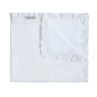 Produktbild von Baby's Only Babydecke teddy Calm - Weiß - 70x95 cm