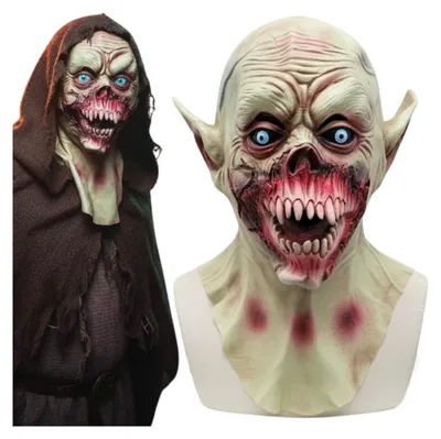 Produktbild von Vampir Maske Halloween Horror Gruselmaske Erwachsene Kostüm Maske Fasching Karneval Verkleidung