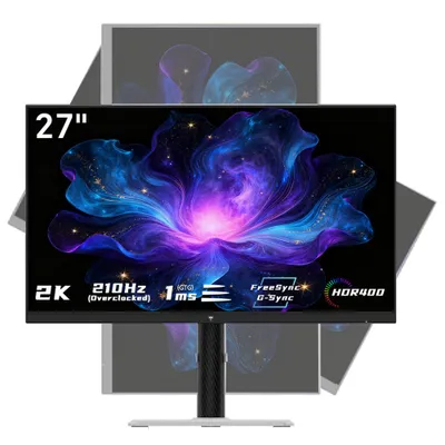 Produktbild von KTC H27T6 27 Zoll Gaming Monitor, QHD 210Hz Fast IPS, 1ms GTG, HDR400, FreeSync/G-Sync, höhenverstellbar