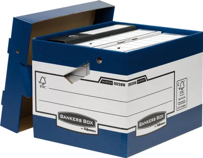 Produktbild von Fellowes 0038801, Papier, Blau, A4, 285 x 333 x 390 mm, 292 x 335 x 404 mm, 1 Stück(e)
