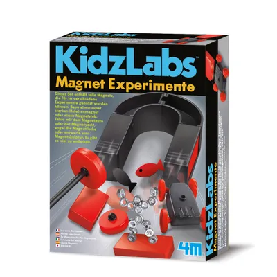Produktbild von 4M Magnet Science, Experimentier-Set, Magnetismus, Schwarz, Rot