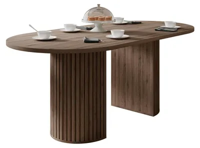 Produktbild von MIRJAN24 Tisch Wotkon, Esszimmer Tisch (Farbe: Nuss Okapi)