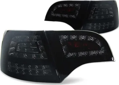 Zdjęcie produktu dla Tylne światła do Audi A4 Avant B7 2004-2008 czarne 4szt