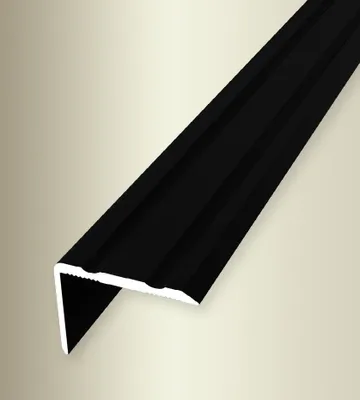 Produktbild von PROVISTON | Treppenkanten- & Winkelprofil | Aluminium | 24.5 x 2700 mm | Schwarz | Winkelprofil