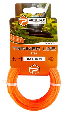Zdjęcie produktu dla Żyłka tnąca do podkaszarki kosy Gwiazda 2mm x 15m Polax