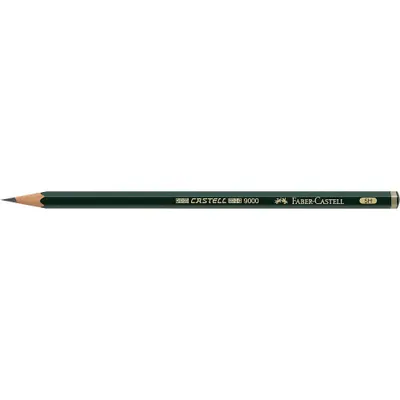 Image de FABER-CASTELL crayon à papier CASTELL 9000, dureté : 5H