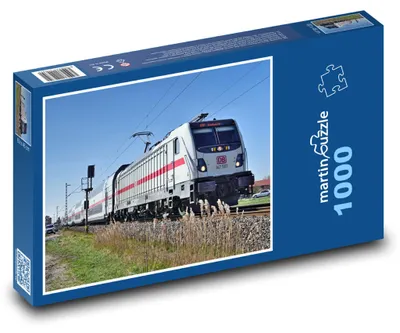 Obrázok produktu pre Puzzle 1000 Elektrická lokomotíva na koľajniciach - martinpuzzle