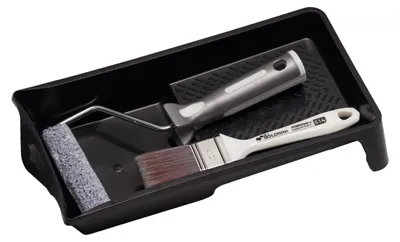 Obrázok produktu pre Sada lakovacích valčekov Boldrini, kompletná s mini valčekmi, rukoväťami (10 cm), miskami a štetcami