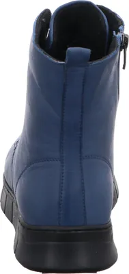 Produktbild von Gemini Damen Stiefelette sportlicher Plateau Schnürboot aus Leder 343859-02, Größe:42 EU, Farbe:Blau