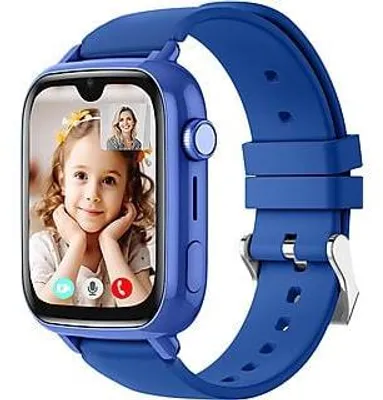 Produktbild von Protectly® 4G GPS Kinder Smartwatch – SOS-Taste – Videoanruf – HD-Kamera – WhatsApp – GPS Tracker Uhr – SIM auf Anfrage
