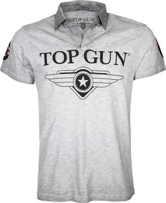 Produktbild von Top Gun Polo Star TG20191011 Herren grey mélange XXL